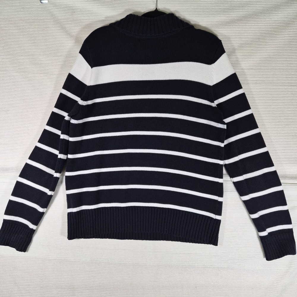 Lauren Ralph Lauren LRL Active Women's L Full Zip Sweater Navy Toggle Buckle... - Picture 3 of 8